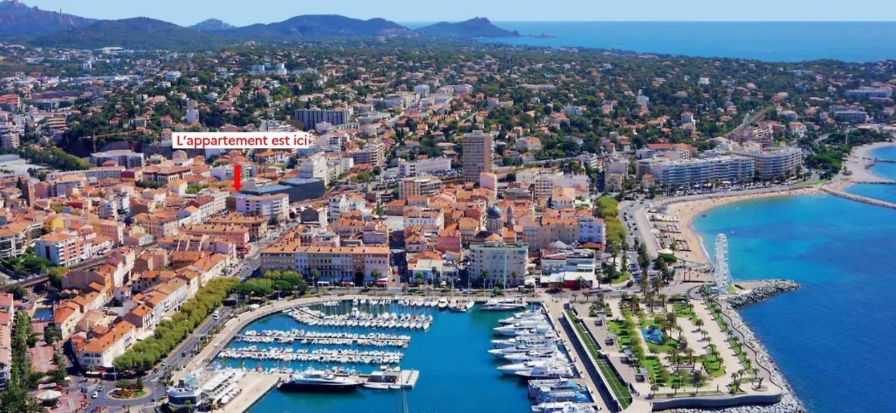 شقة Villa Honore, Veritable Tout A Pied, Plein Centre-Ville, Plage A 5Min A Pied Saint-Raphaël